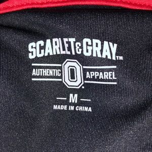 Scarlet and Grey, Medium, Black, Polo shirt